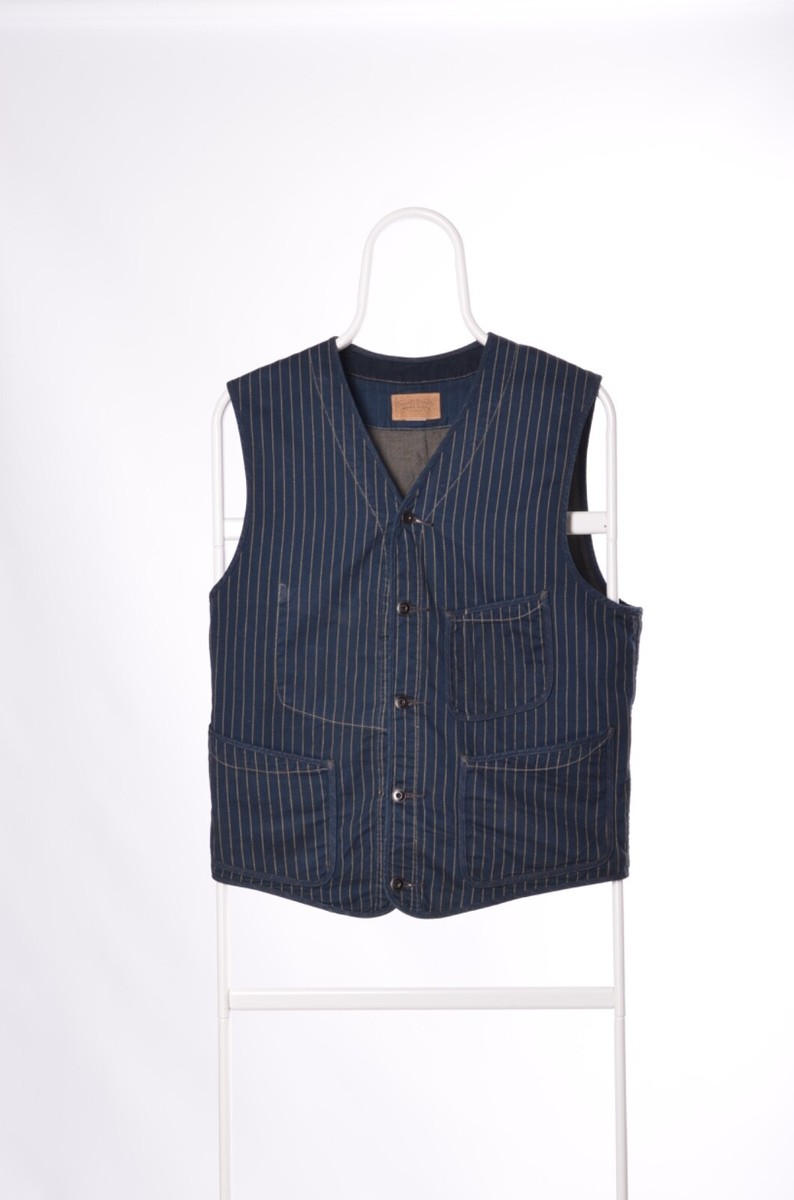M*.様 RRL INDIGO BEACH VEST Double RL(RRL) Indigo Beach Vest ダブルアールエル インディゴ