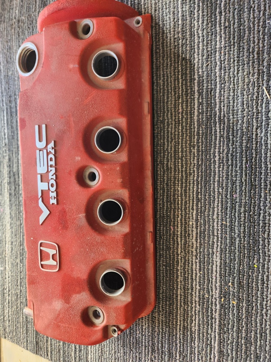 ホンダ VTEC バルブカバー エンジンヘッドカバー　赤　中古 ホンダ VTEC バルブカバー エンジンヘッドカバー 赤 中古 2025年