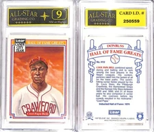 1987 Leaf Candy City Team James Cool Papa Bell  #H12 ASG 10 MINT # T