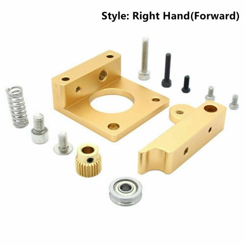 New MK8 Extruder Aluminum Block Right Left Hand For 1.75mm Filament 3D Printer r - Photo 10/10