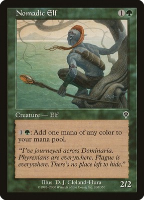 Nomadic Elf | MtG Magic Invasion | English | Near Mint-Mint (NM-M)
