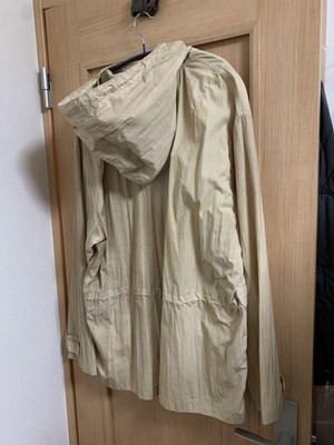 AURALEE Streak Dyed Half Zip Hoodie Beige 5 Used Condition JAPAN 