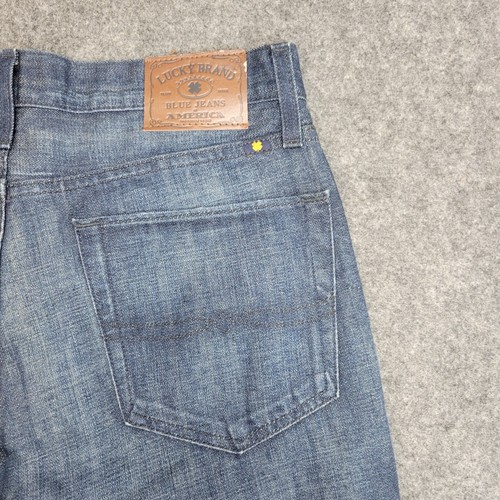 Lucky Brand Jeans Mens 32x30 Blue Authentic Skinny Stretch Casual Denim Preppy - Picture 7 of 14