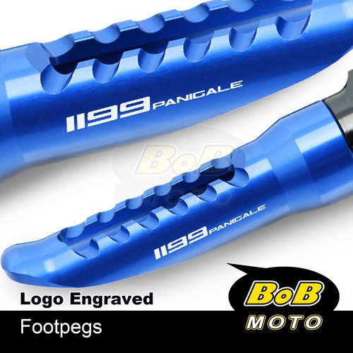 CNC BOB Anti-slip Front Foot Pegs For Ducati 1199 Panigale S/R/ABS 12-16 - Picture 8 of 14