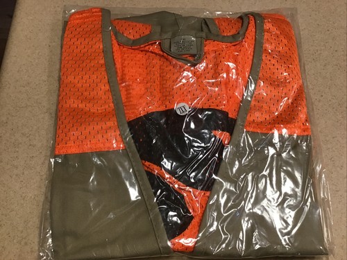 Gander Mountain Khaki/Blaze Hunting Fishing Cargo Vest large NWOT Lightweight - Picture 5 of 5