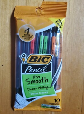 Bic Xtra-Smooth Mechanical Pencils, Medium Point 0.7mm #2, 10-Count
