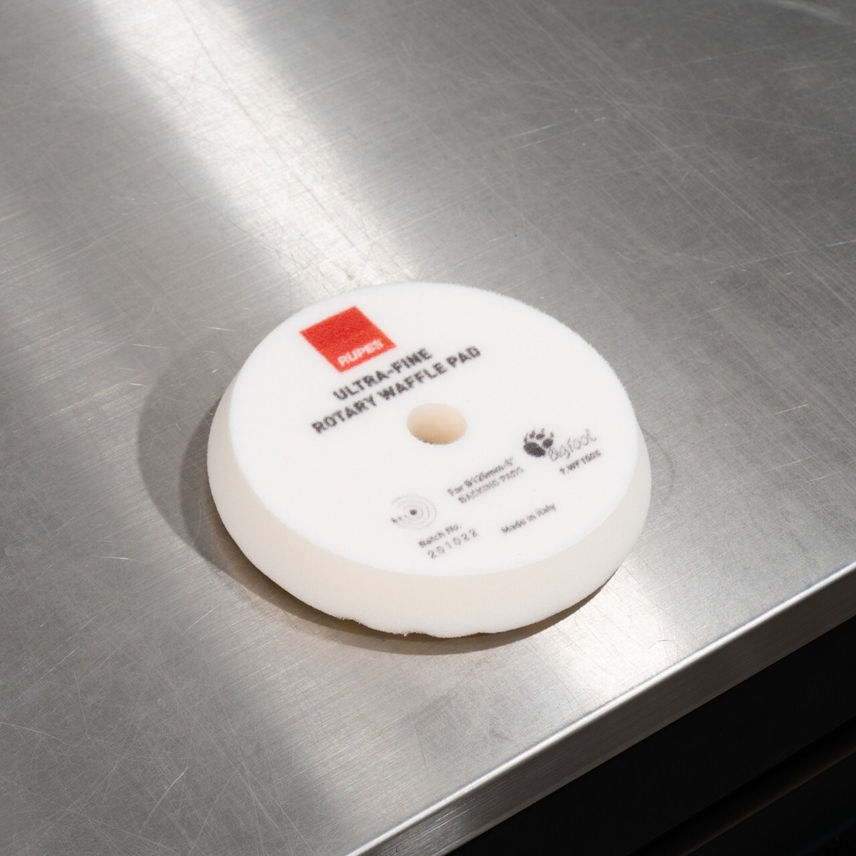 Rupes Rotary Waffle Foam Pad White Ultra Fine 5.5