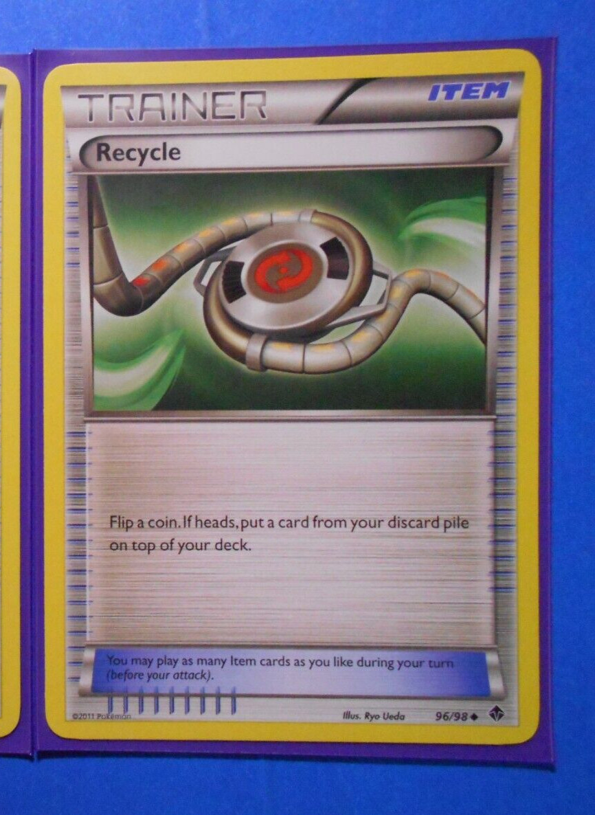 Recycle 96/98 Pokemon card BW Emerging Powers uncommon NM