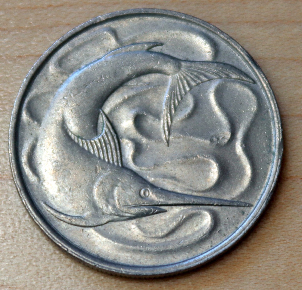 1981 Singapore 20 Cents Swordfish | eBay