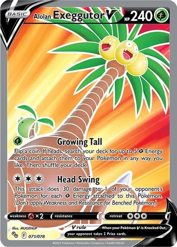 Alolan Exeggutor V 071/078 Pokémon GO