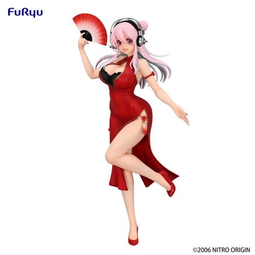 Nitroplus Trio-Try-iT Super Sonico (China Dress Ver.) Figure - Picture 5 of 11