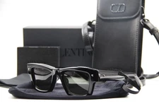 NEW VALENTINO XXII VLS-106A-50 BLK BLACK GOLD AUTHENTIC FRAMES SUNGLASSES 50-20