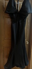 Women’s ASOS Design Size 14 Black Formal Dress NWOT