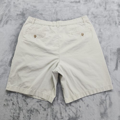 Covington Shorts Mens 34 Tan Khaki Pleated Chino 9” Inseam Casual Preppy Cotton - Picture 2 of 11