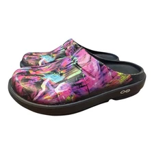 Oofos Oocloog Recovery Clog Limited Edition Women size 8