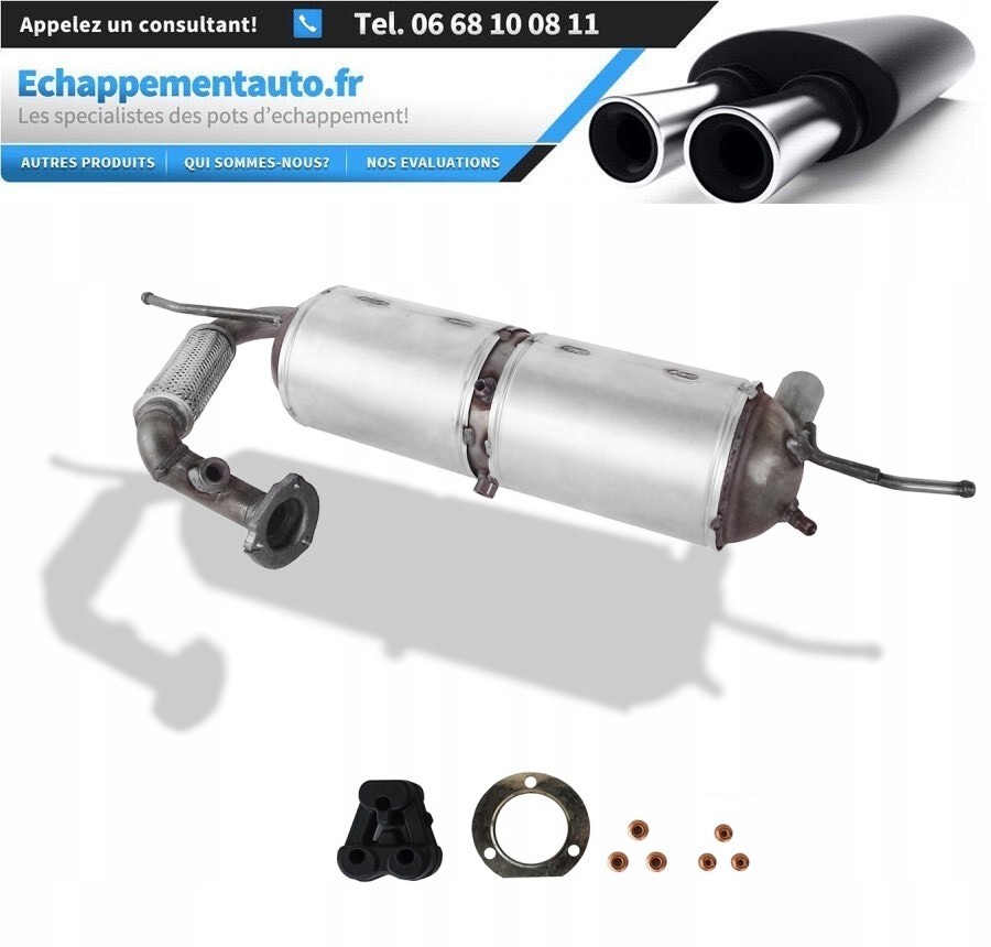 Fap Dpf Smart Fortwo II 0,8CDI filtre à particules pour moteur 451 diesel