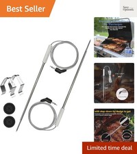 Upgraded Meat Thermometer Probe Replacement Meat Probe for Thermopro TP04, TP...