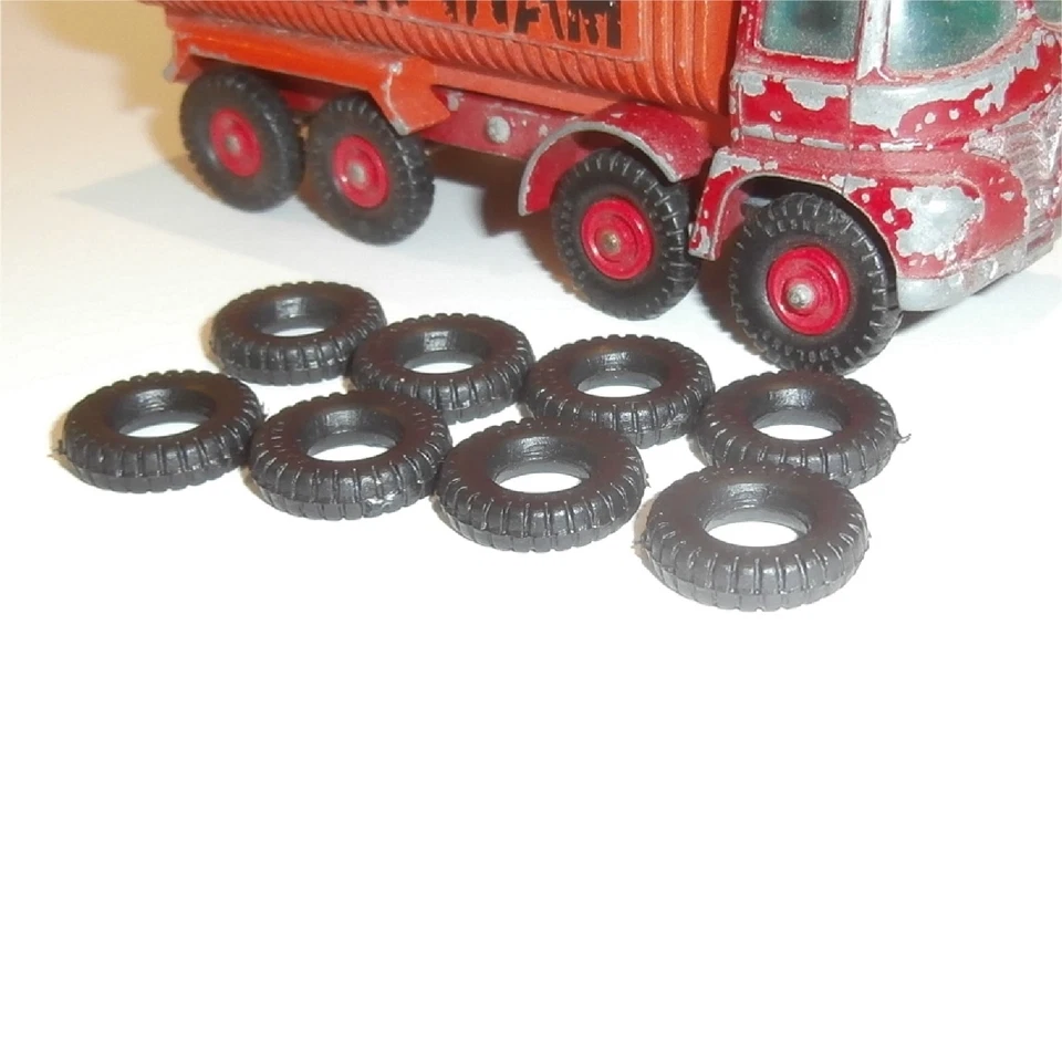 Matchbox King Size K 1 Foden Dumper Tipper Truck set of 8 Tyres Pack #10 - Image 2 of 4