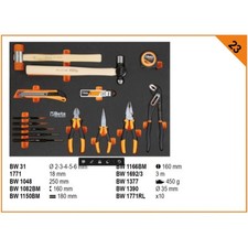 BETA ME140-C04/ES SET 23 UTENSILI PER CARRELLO CON TERMOFORMATO