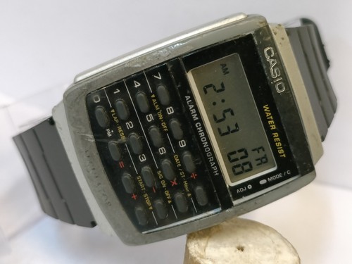 CASIO CALCULATOR LCD QUARTZ CA-56 MEN'S FULL WORKING, BAND AFTER MARKET - Picture 8 of 21