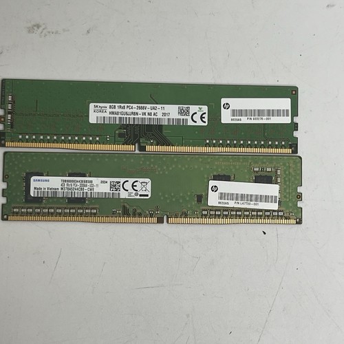 SK hynix 8GB 1Rx8 PC4- 266V-UA2-11 HMA81GU6JJR8N + Samsung 4GB M378A5244CB0-CWE - Picture 6 of 9