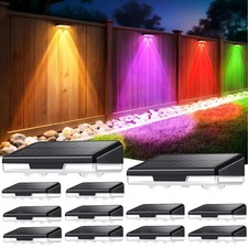 LED Solar Power Fence Lights Deck Door Wall S...