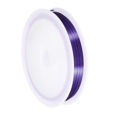 18 Gauge Copper Wire for Jewelry Making Tarnish Resistant Beading Wire Purple