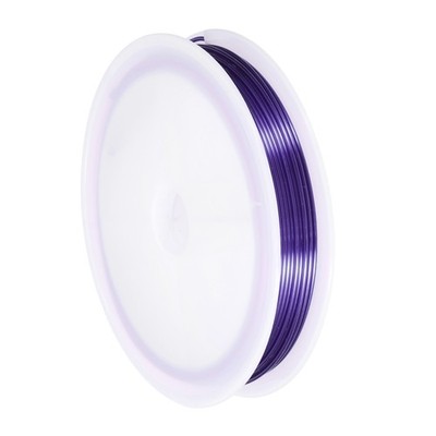 18 Gauge Copper Wire for Jewelry Making Tarnish Resistant Beading Wire Purple