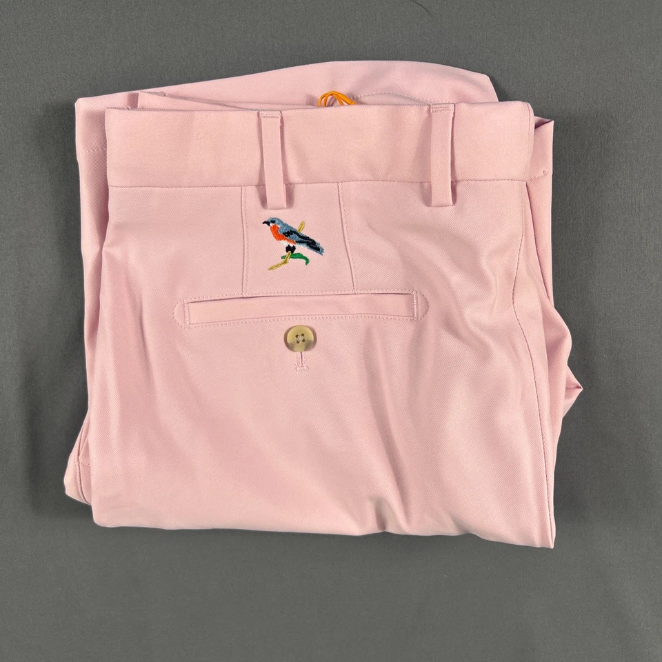 Pantalones Cortos de Golf Peter Millar Corona Deportivos Bolsillo Logo 34 x 9 Rosa Nuevos con Etiquetas Precio de Venta sugerido por el fabricante 110 USD Foto 4 de 4