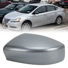 Left Driver Side Mirror Cover Cap Metallic Gray For Nissan Sentra 2013-2018 2019