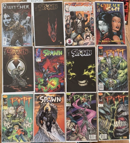 IMAGE COMIC LOT (20 BOOKS) SPAWN #1 PITT #2 WITCHER #1 HI-GRADE 9.8 CGC IT! 💀
