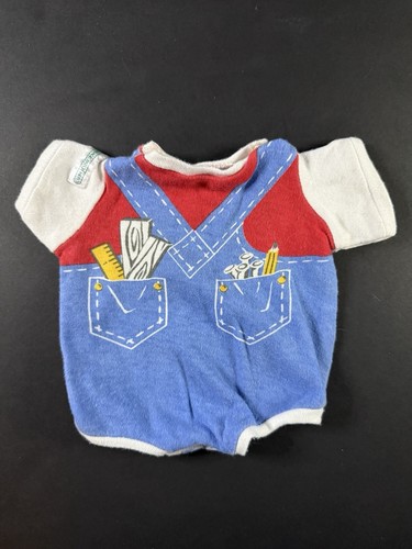 Vintage Kohl Patch Kinder Junge Overall Bauwerkzeug Strampler Puppenkleidung - Bild 4 von 10
