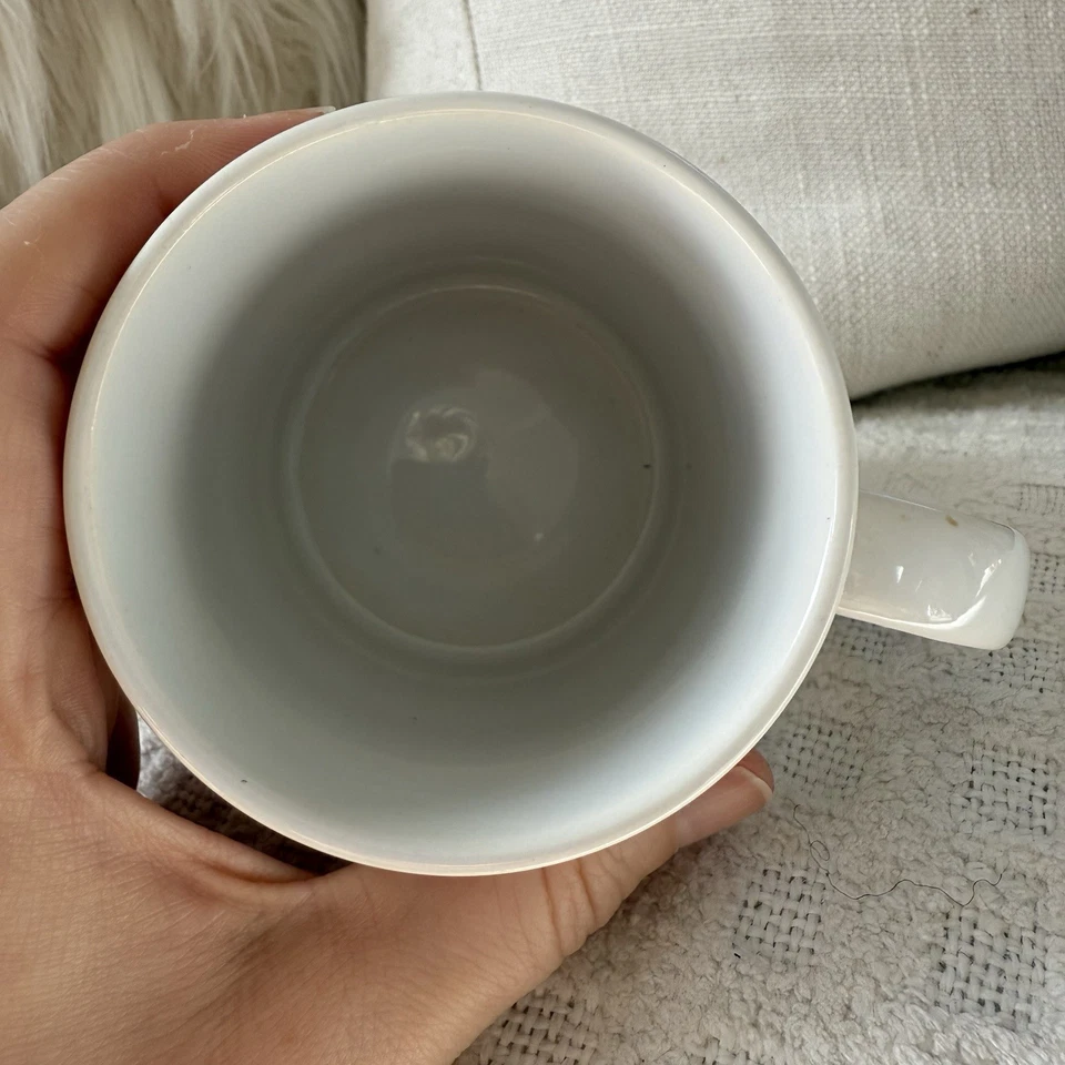 Vintage 80's Apple Employee Coffee Mug Red Apple Inc Logo Coloroll Kilncraft - Image 4 of 4