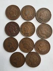 1899 One Cent "Indian Head Cent" Coins USA Lot of 11 Coins