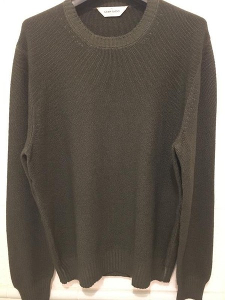 Men Gran Sasso Sweater Green Wool 38 / M / 46