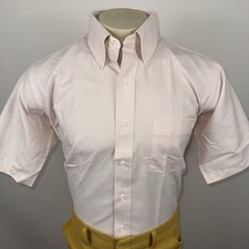 Vintage Arrow Shirt Dress Pink Oxford NOS New USA Tall Man Long Large Mens 16.5