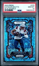 2023  PRIZM #370 KAYSHON BOUTTE BLUE SPARKLE 23/96