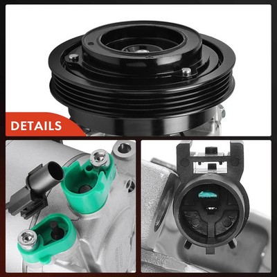 1x Klimakompressor VS12 für Hyundai Accent III Stufenheck MC  2009-2010 Benzin
