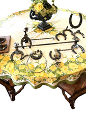 5 Piece Star Horseshoe Bathroom Set Of 5 Rustic Western Decor Holder Hook Towel