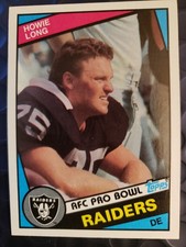 Howie Long Rookie  1984 Topps #111 Raiders Minty Nice Centered And Sharp Corners