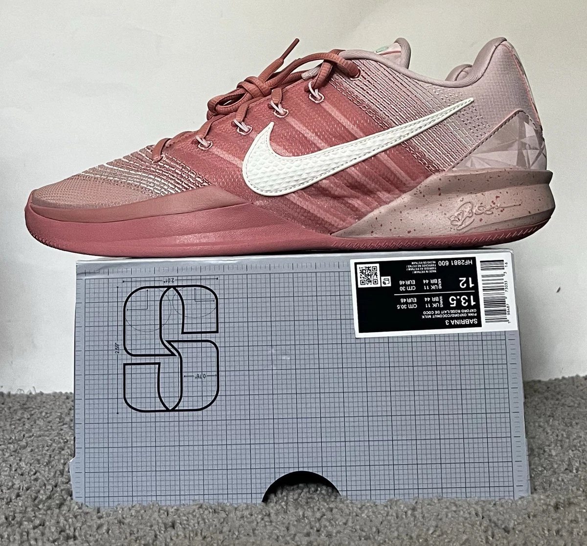 Nike Sabrina 3 Pink Oxford W for sale | eBay