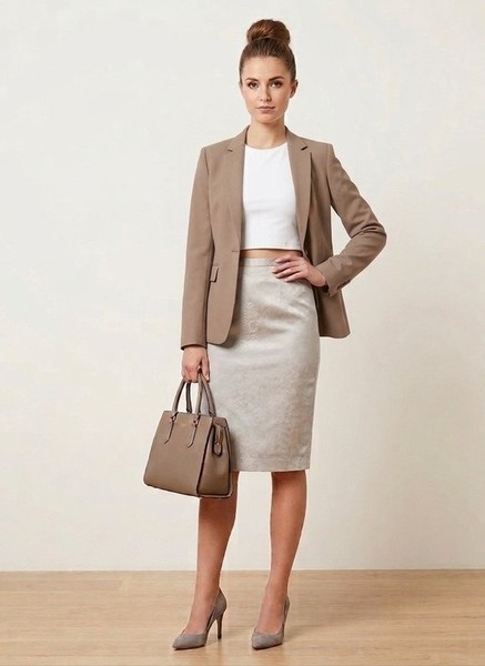 Women Karen Millen Skirt Grey Elastane S