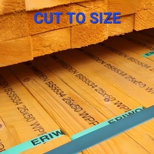 2x1 Treated Timber Batten – 25x50mm Roofing / Garden Wood (Lengths 0.3m–1.2m)