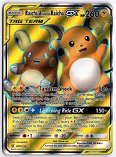 Raichu & Alolan Raichu GX (Full Art) Ultra Rare SM - Unified Minds 220/236 NM on eBay