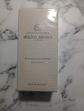 New, Sealed Molton Brown Re-Charge Black Pepper Eau de Toilette, 50ml