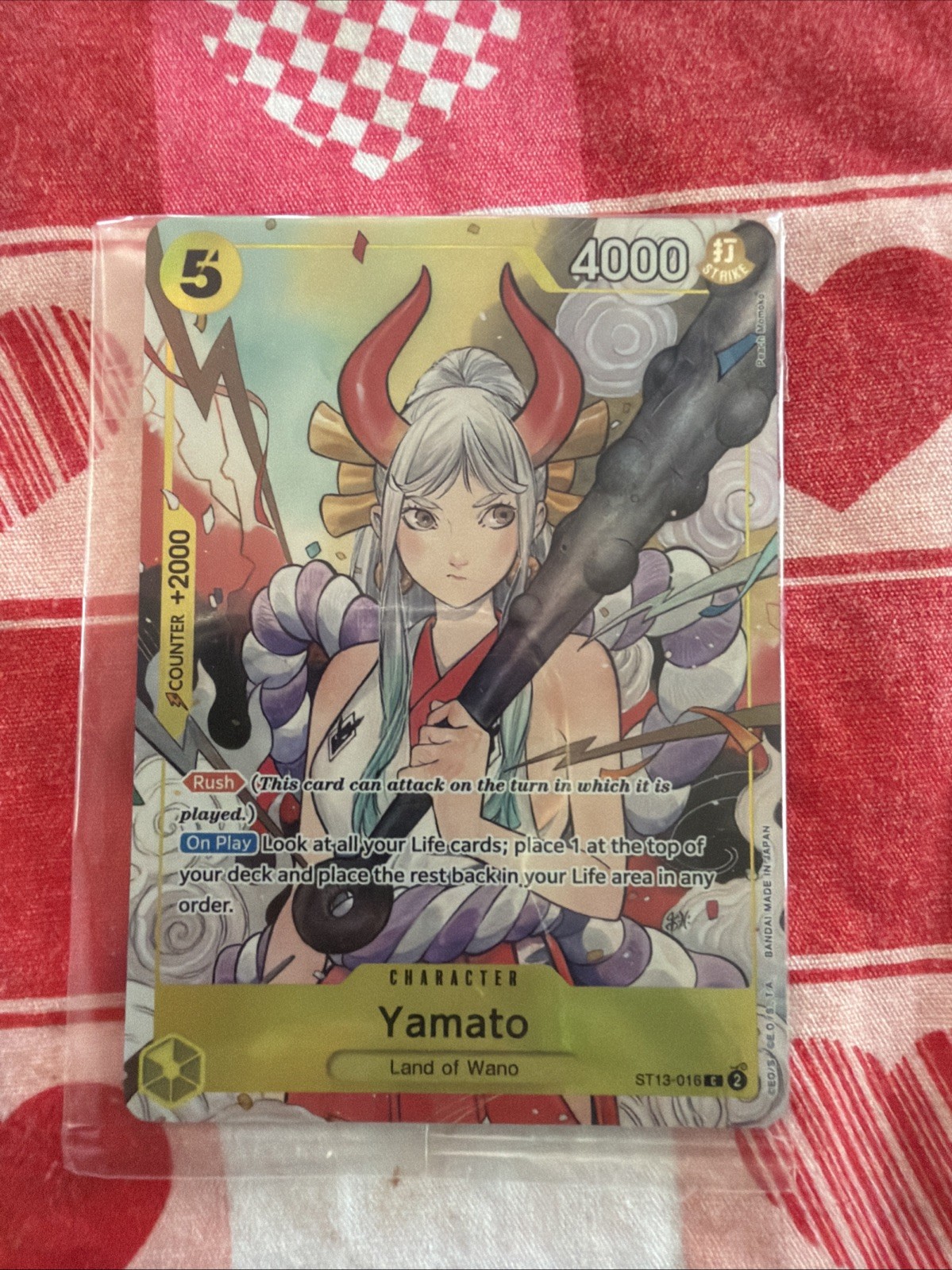 Yamato ST13-016 SR Promo One Piece Illustration Box Vol. 2 PROMO SEALED