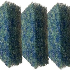 3 Piece filter foams, Active Carbon impregnated foam, Japanese Matting