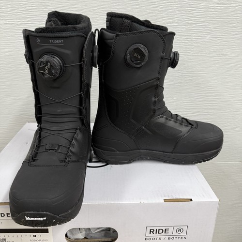 2026 Brandneu Ride Herren Trident Boa Snowboardstiefel $ 560 schwarz Größe 9 Doppelboa - Bild 3 von 8