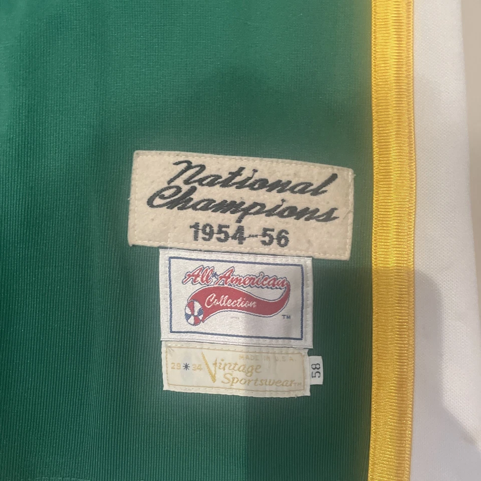 San Francisco Dons Jersey Mens 58 3XL All American Green Shirt NCAA Basketball - Image 2 of 3