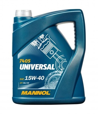 Motoröl Mannol Universal 15W-40 API SG CD mineralisch 5L Kanister